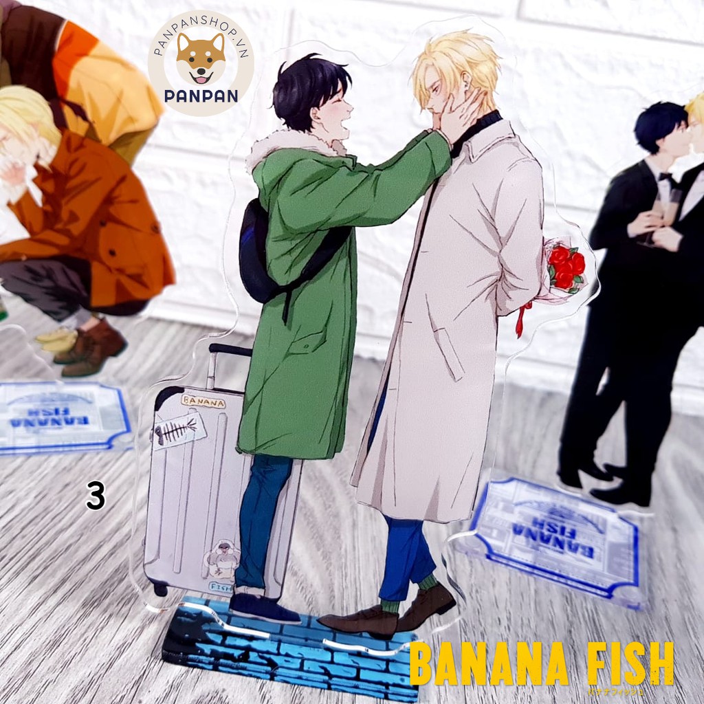 Mô Hình Standee acrylic Anime Banana Fish (15cm)