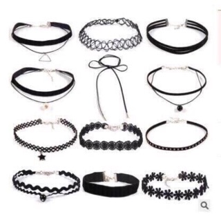 Vòng Chocker 1 bộ 12 loại