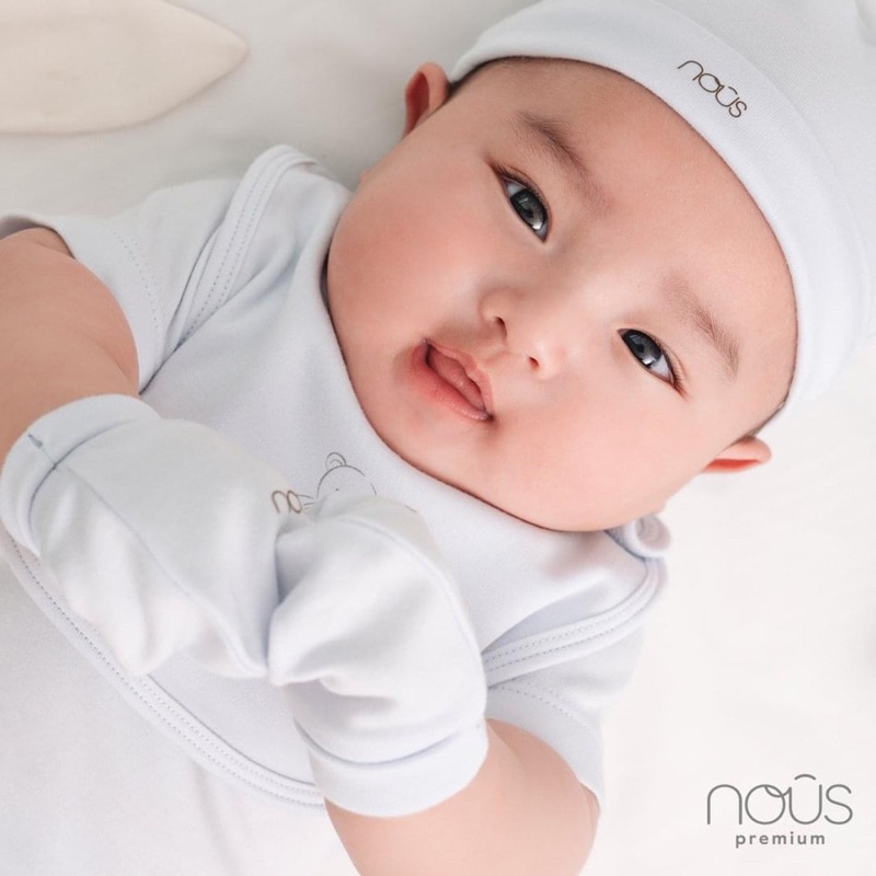[ Nous ] set 2 chiếc bodysuit size từ sơ sinh đến 3-6m