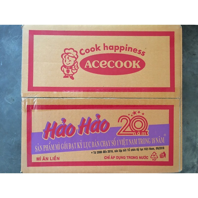 Thùng 30 gói mì tôm hảo hảo chua cay 75g. | BigBuy360 - bigbuy360.vn