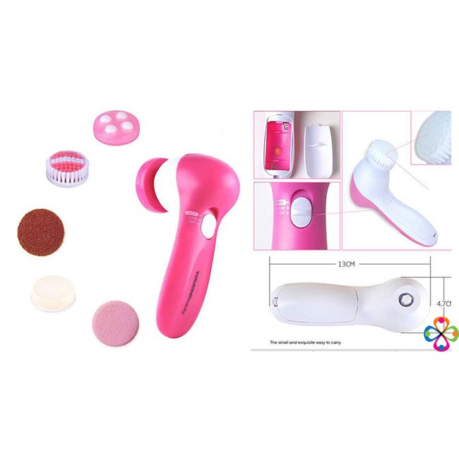 Máy massage rửa mặt 5 trong 1 AE-8782  BEAUTY CARE MASSAGER Smartbuy