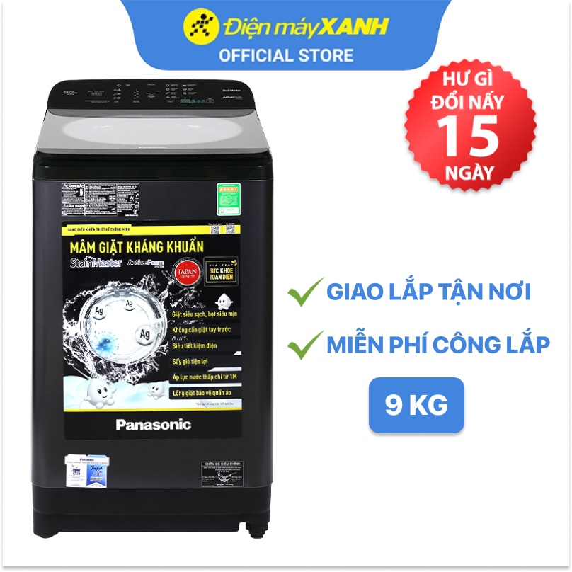 [FREESHIP] Máy giặt Panasonic 9 Kg NA-F90A9BRV