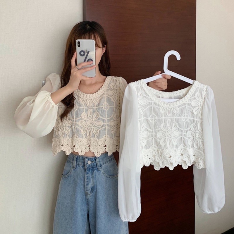 ÁO CROPTOP CÁCH ĐIỆU VINTAGE HÀNG ĐẸP GIÁ RẺ 🥰