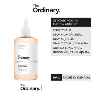 Nước Hoa Hồng Toner The Ordinary Glycolic Acid 7% Toning Solution