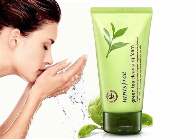 Sữa Rửa Mặt Trà Xanh Innisfree - chiết xuất từ 100% trà xanh tự nhiên TT 150ml
