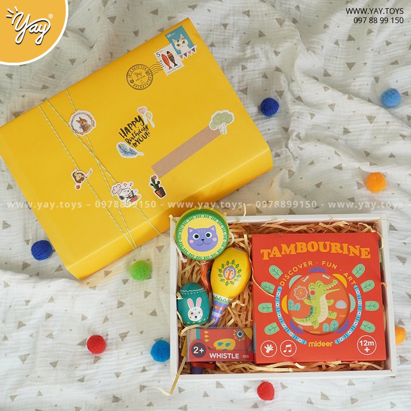 Bộ Nhạc Cụ Tặng Bé | Baby Gift Set - Mideer