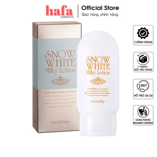 Sữa Dưỡng Thể Dưỡng Trắng Da Toàn Thân Secret Key Snow White Milky Lotion 120g _ Secret Key Chính Hãng