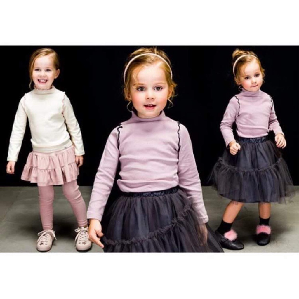 Áo thun gân cổ 3 phân