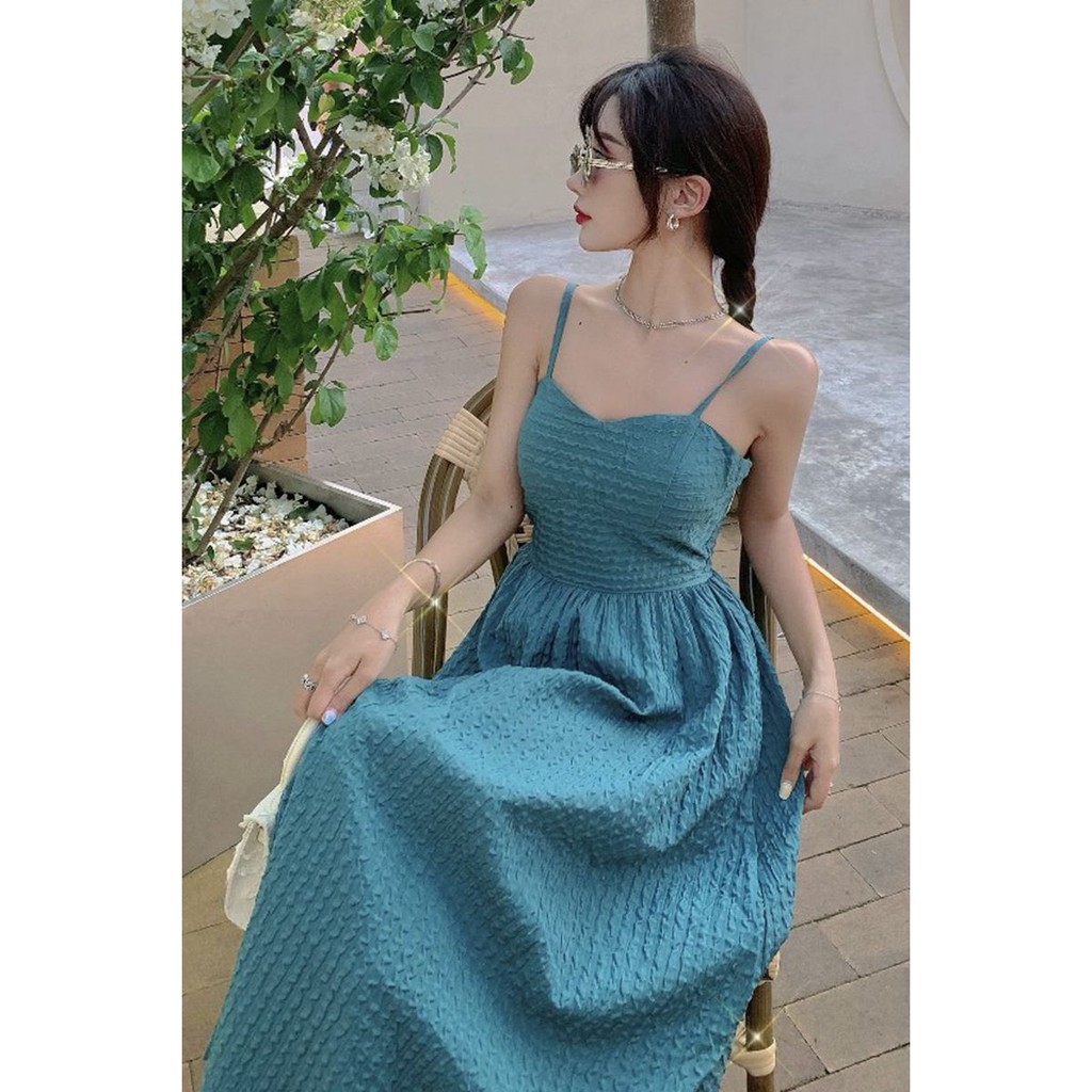 (order) Váy 2 dây cúp ngực siết eo tôn dáng xinh lắm ạ-QCCC
