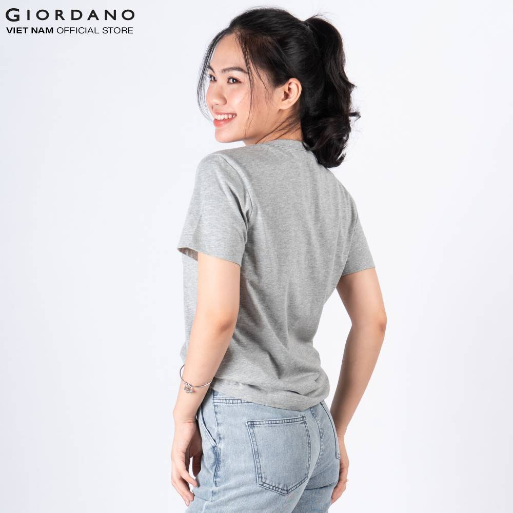 Áo Thun Nữ Cổ Tròn Giordano 05329329