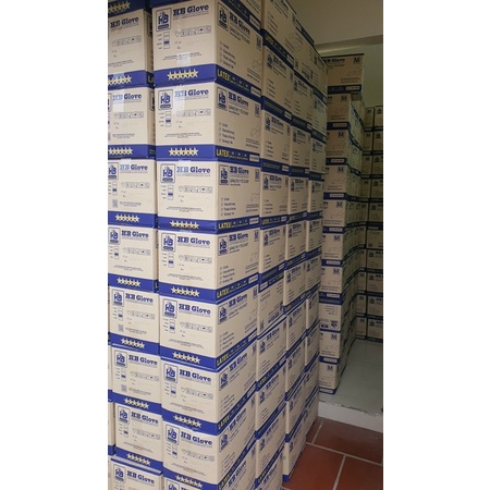 COMBO HỘP 100 CHIẾCGĂNG TAY Y TẾ CÓ BỘT CHẤT LƯỢNG CAO