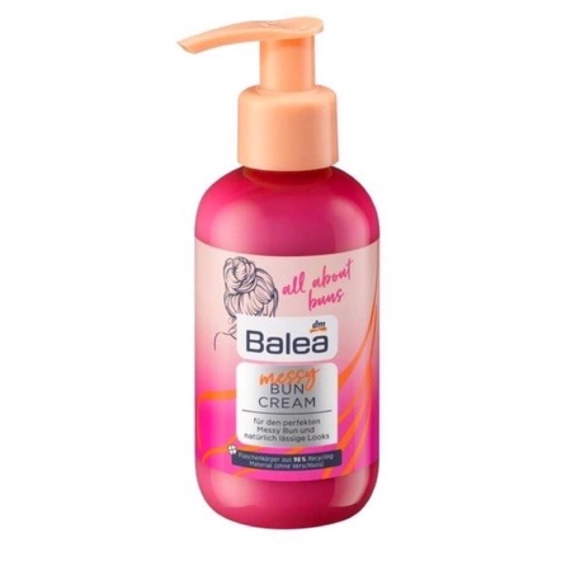 Kem Làm Phồng Chân Tóc Balea Messy Bun Cream (Nội Địa Đức)