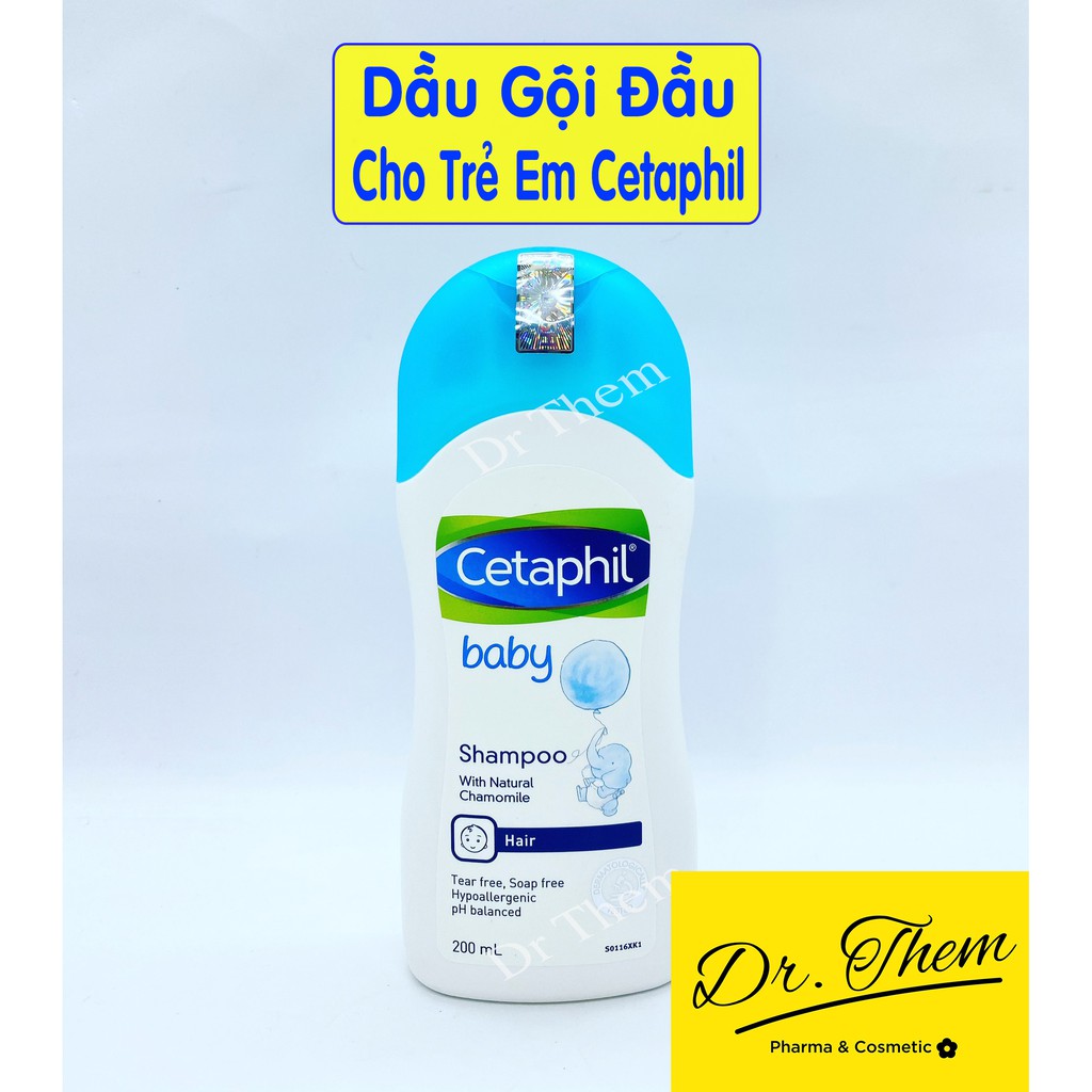 ✅[CHÍNH HÃNG] Dầu Gội Cho Bé Cetaphil Baby Shampoo 200ml - Cetaphil Dầu Gội Em Bé, Cho Trẻ Em, Trẻ Nhỏ