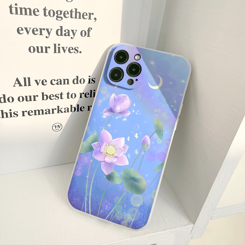 Ốp lưng iphone hoa sen iphone 6/6plus/7/7plus/8/8plus/x/xr/xs/11/12/13/14pro/max/promax tr415