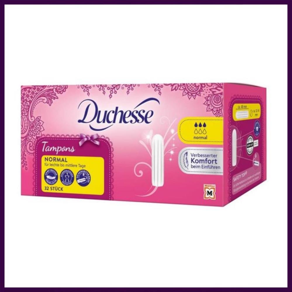 [Nhập Khẩu 100%] Tampon - Băng vệ sinh Tampon Duchesse đầy đủ size- Hàng Nội Địa Đức