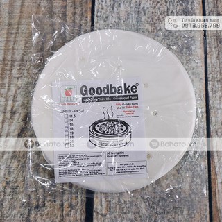 Giấy nến đục lỗ lót nồi chiên không dầu, nướng hấp bánh Goodbake (50 tờ)