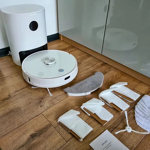 [Mới] Robot hút bụi lau nhà cao cấp Xiaomi Imilab V1 với hộp đựng bụi tự động đổ rác kết hợp sạc thông minh