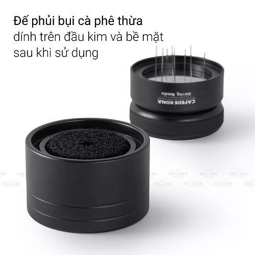 Dụng cụ phân tán bột OCD cà phê sau khi xay dạng kim xoay Cafede Kona