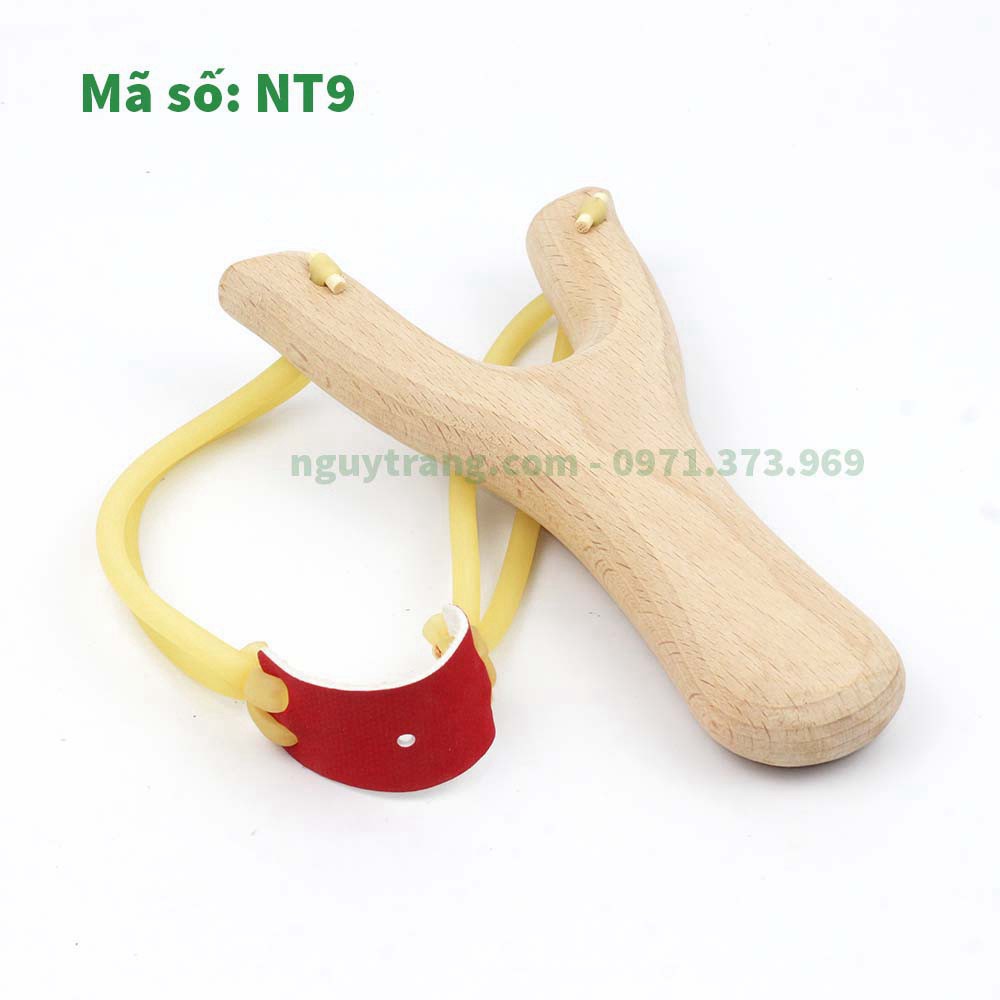 Ná cao su gỗ chắc chắn dây tròn thun ống slingshot dây đôi 3050 chính hãng TT