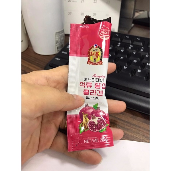 THẠCH COLLAGEN LỰU HỒNG SÂM
