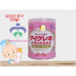 Glico 0 - 800gr Mẫu Mới