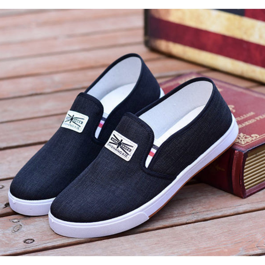 Giày lười vải jean nam | BigBuy360 - bigbuy360.vn