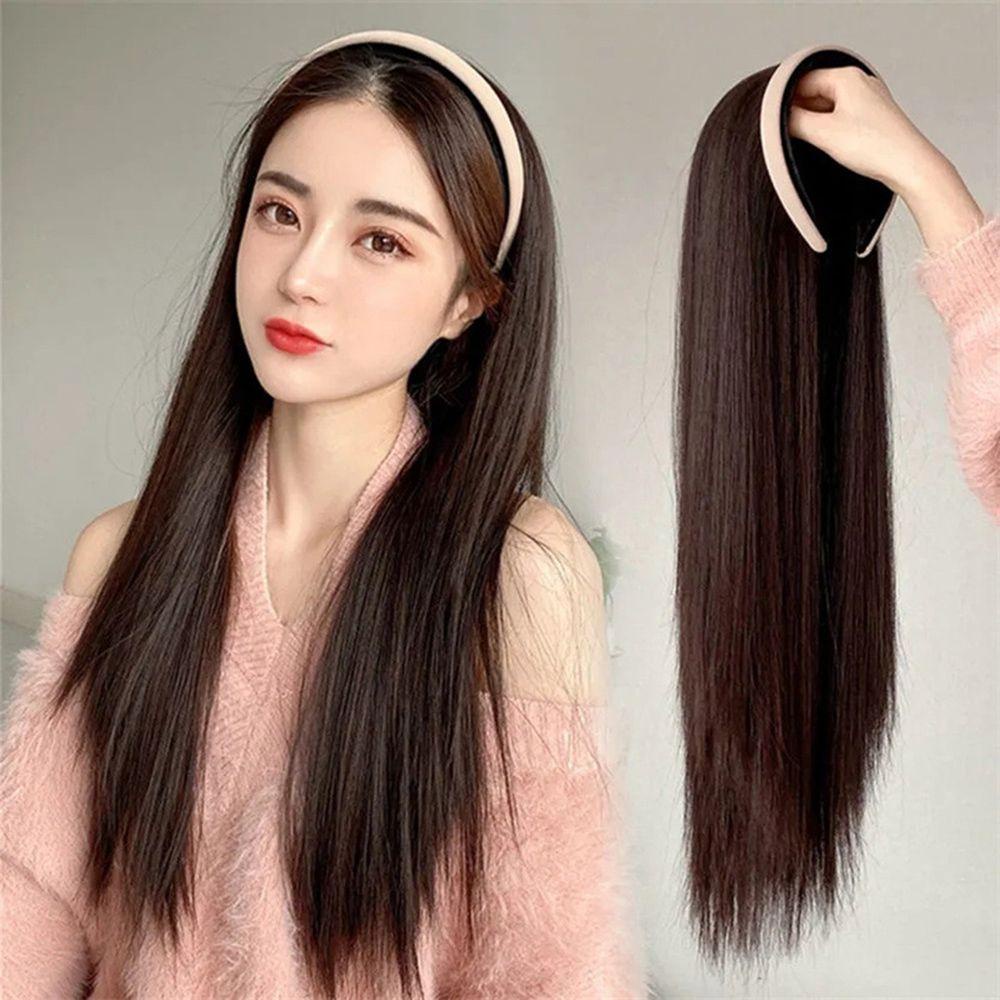 Băng Đô Cài Tóc Giả Bằng Sợi Chịu Nhiệt Dùng Hóa Trang Hàng Ngày