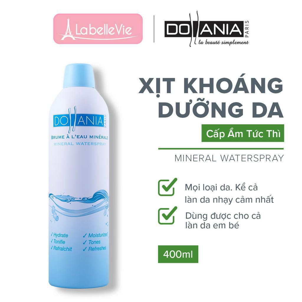 Xịt khoáng dưỡng da ẩm mượt mịn màng chính hãng Dollania Minerale 400ml (9111)