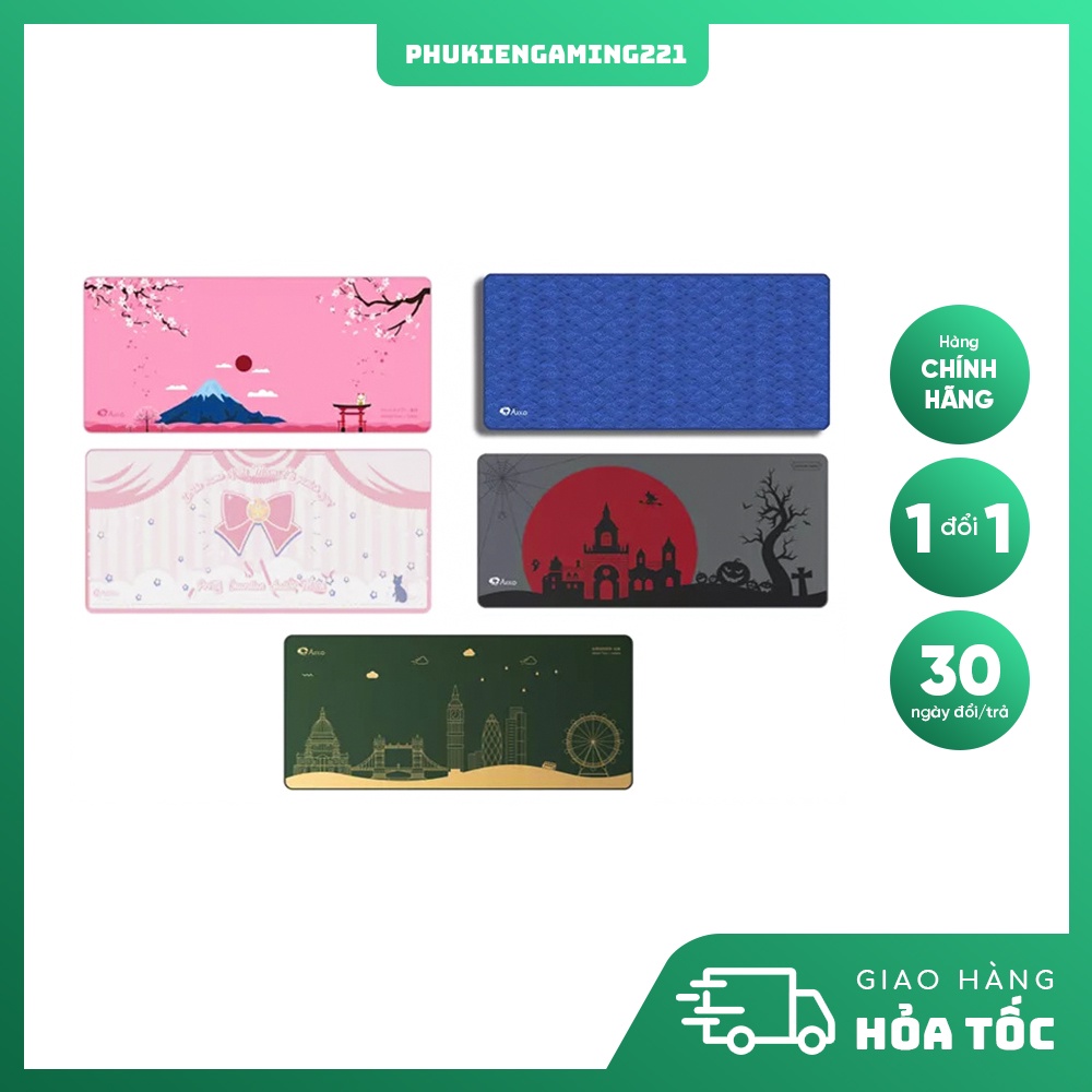 Bàn Di Chuột - Lót Chuột Mousepad AKKO World Tour Tokyo / London / Dracula Castle / Sailor Moon Crystal XXL