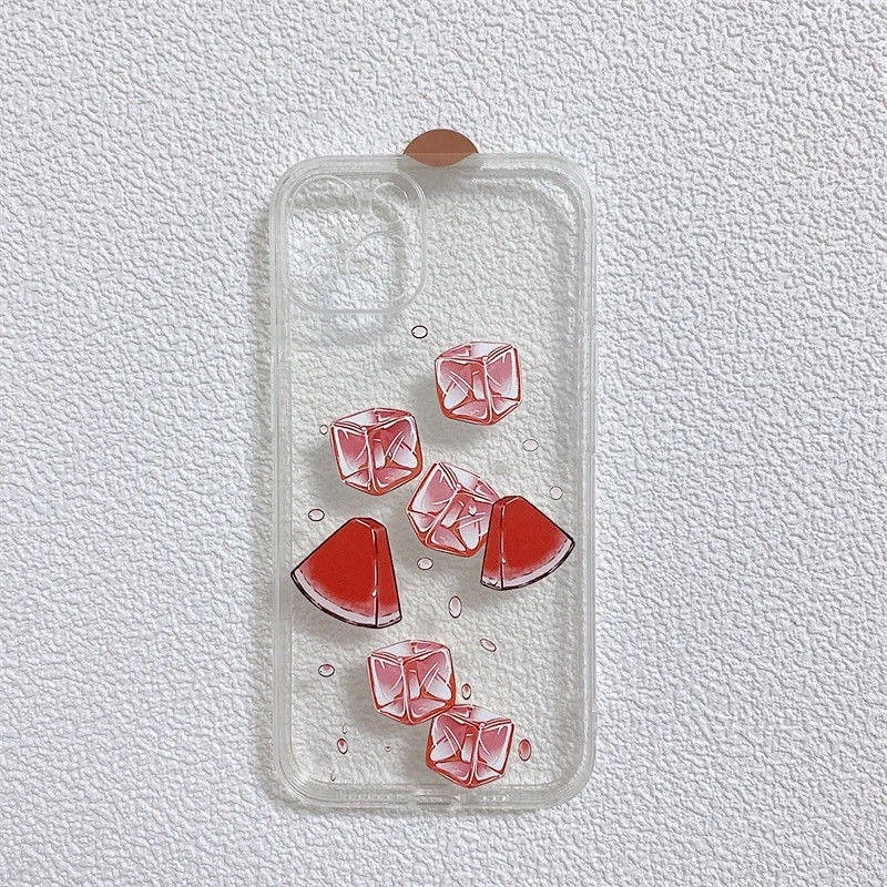 INS Lemon Watermelon Ice 13 Phone Case Iphone13 New 11Promax Apple XR Female 6 Transparent 7 Couple 8 9wY0