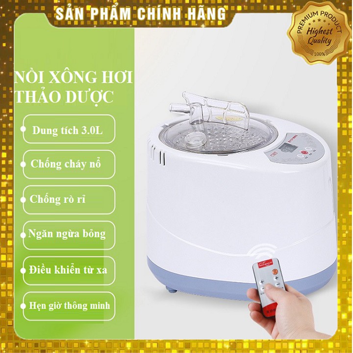 NỒI XÔNG HƠI ĐIỆN 3L SAUNA STEAMER YK69- MÁY XÔNG HƠI TẠI NHÀ DÙNG CHO LỀU XÔNG VÀ PHÒNG KÍNH