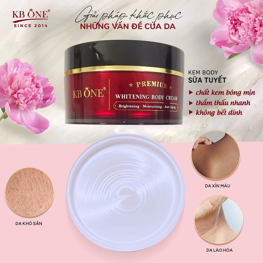 Kem dưỡng trắng da body - Kem Body Sữa Tuyết KBONE size 200g kèm quà tặng | BigBuy360 - bigbuy360.vn