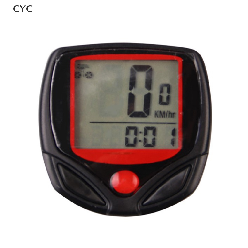 CYC Waterproof Bicycle Bike Cycle Lcd Display Digital Computer Speedometer Cycling CY