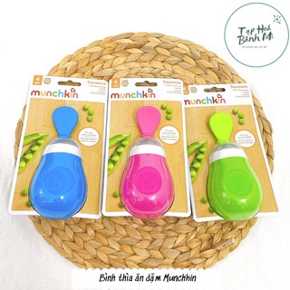 [Thanh lý] Bình thìa ăn dặm Munchkin cho bé (3 màu)