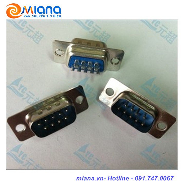 Đầu hàn DB9- 9M dùng chế tạo cáp 9 chân cho thiết bị công nghiệp