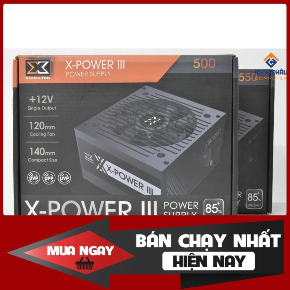 Nguồn máy tính XIGMATEK X-POWER III X-500 (EN45976) 450W- Phiên bản mới 2020