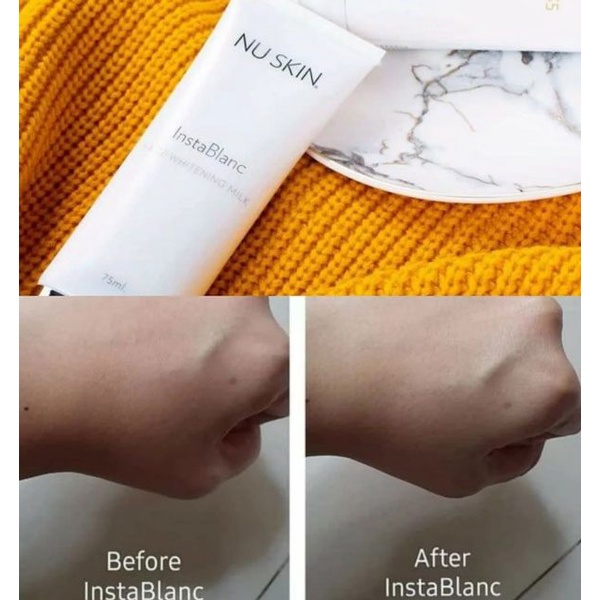 Sữa Dưỡng Trắng Da Tức Thì Nuskin InstaBlanc Face Whitening Milk 75ml Chính Hãng