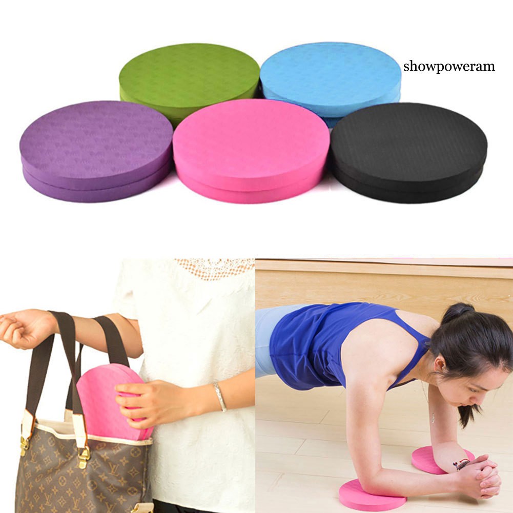 BALANCE Set 2 Đệm Tròn Hỗ Trợ Tập Yoga Chống Trượt Tiện Dụng