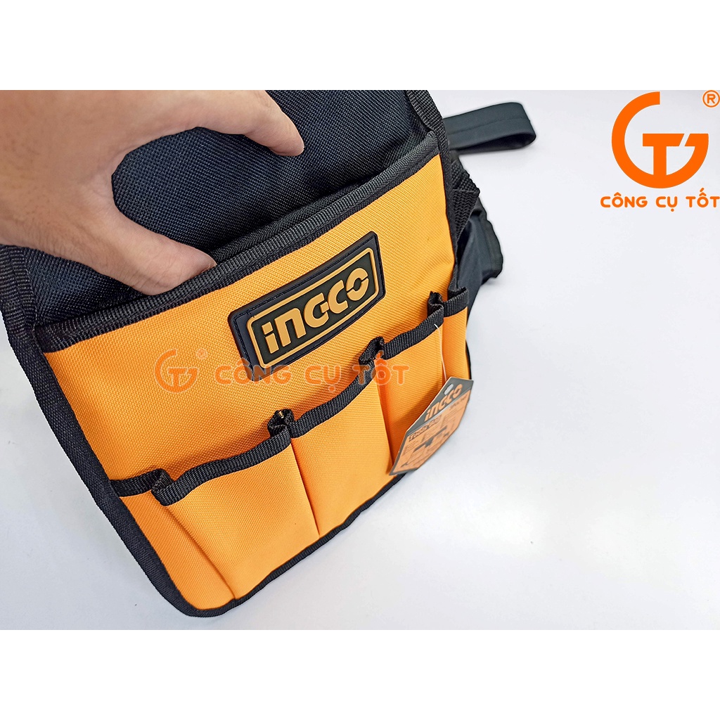 Túi đồ nghề đeo hông 2 ngăn lớn 14 ngăn nhỏ Ingco HTBP02031