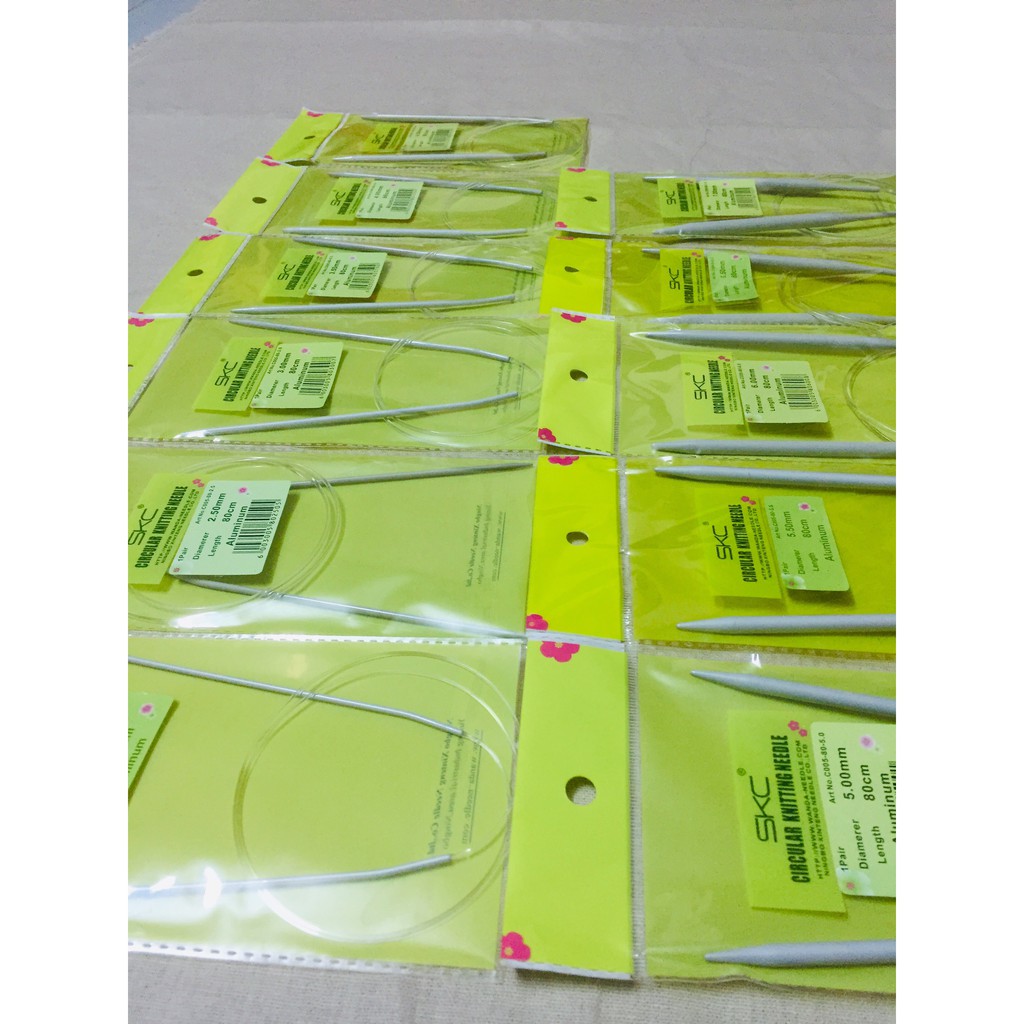 Que đan vòng SKC 80cm dùng đan áo, khăn, váy, mũ cao cấp