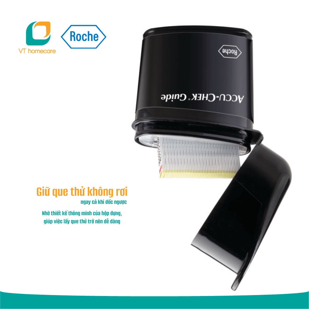 Que thử đường huyết dùng cho máy Accu-Check Guide - Hộp 25 que