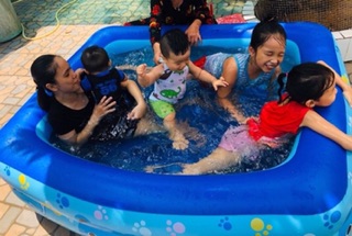 Phao hồ bơi 3m 3 tầng