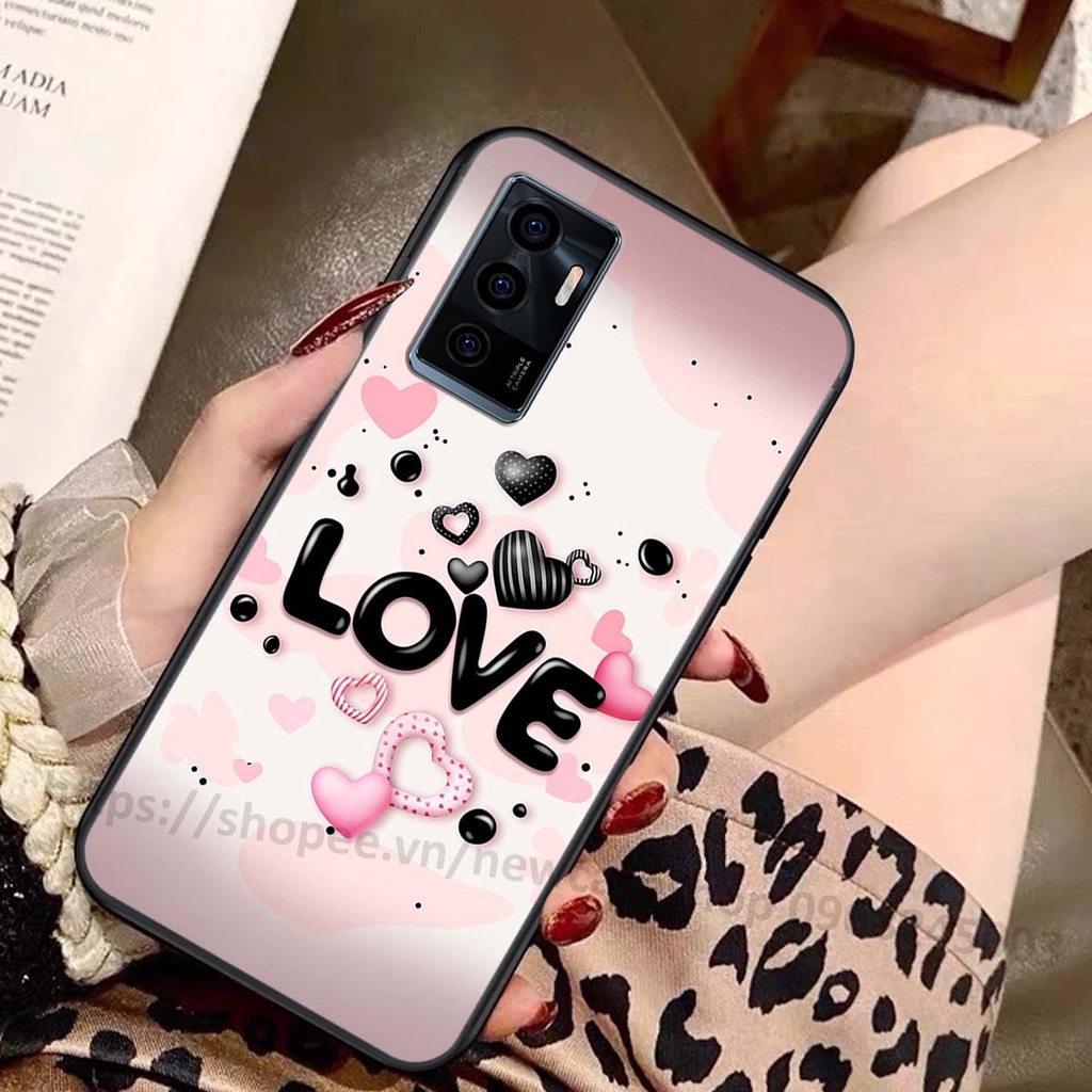 Ốp lưng vivo V23 5G / V23e in hình trái tim love heart 3D sang trọng
