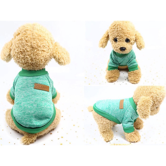 Áo nỉ giả len cho chó mèo