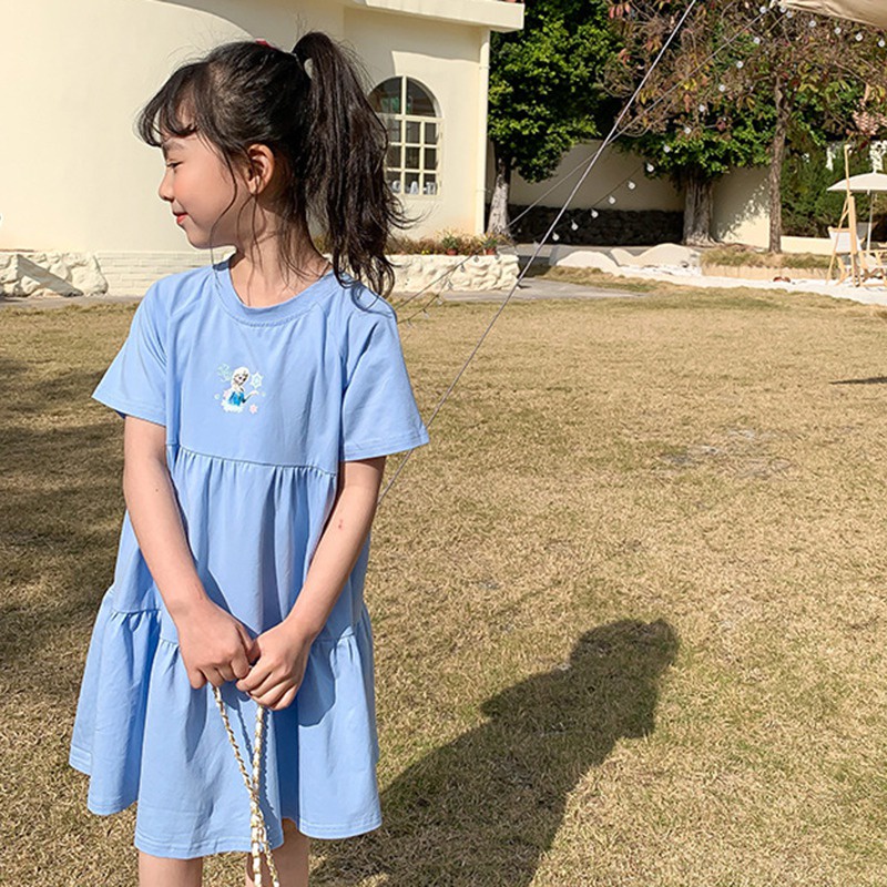 Đầm SáT NáCh, HọA TiếT HoạT HìNh Dễ Thương Cho Bé GáI