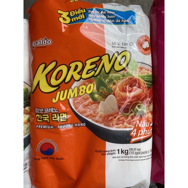 mì koreno jummo nguyên thùng 100 gói