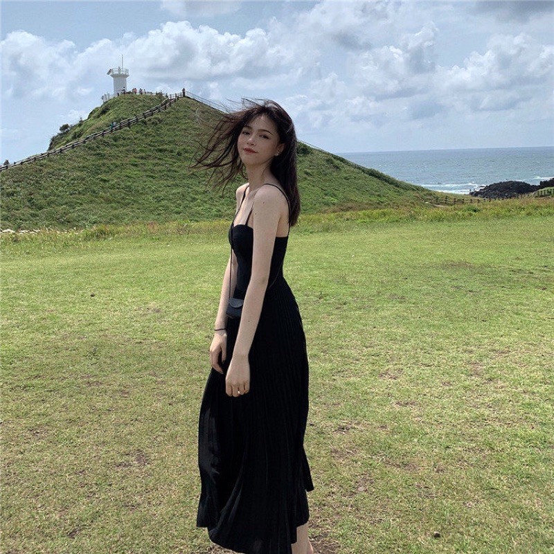 JULIA DRESS SIÊU PHẦM ĐẦM HAI DÂY ĐEN CUP NGỰC