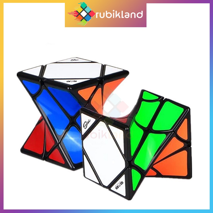 Rubik Biến Thể QiYi Twisty Skewb MoFangGe Skewb Rubic Đồ Chơi Trí Tuệ Trẻ Em