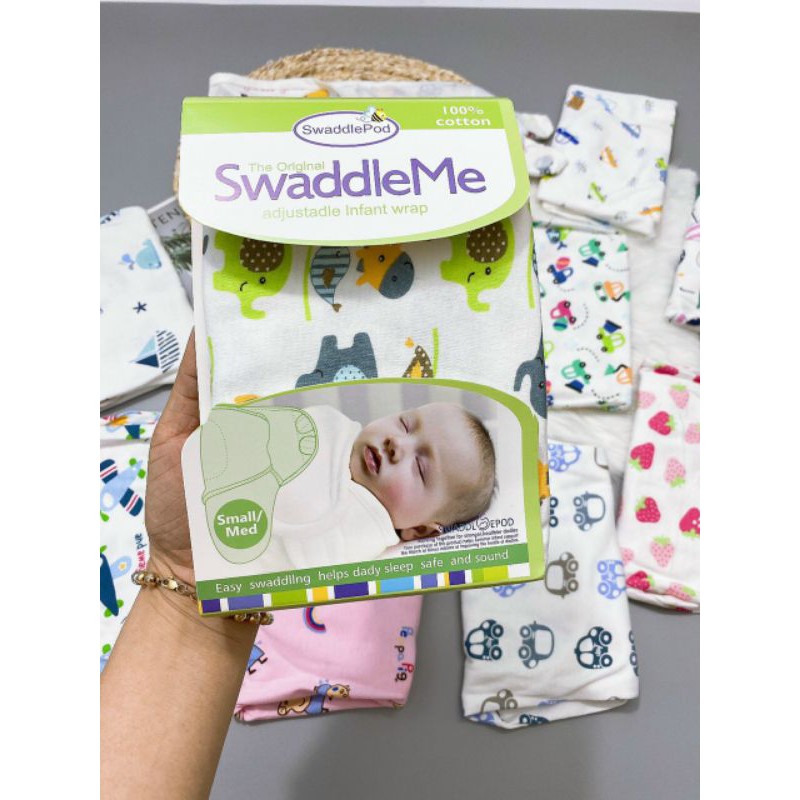 Ủ kén Cotton SwaddleMe hàng xịn