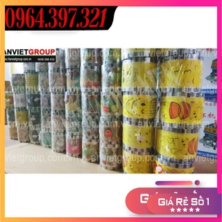 SỈ  BÁN CHẠY NHẤT Cuộn màng keo nhựa, nilon, giấy bóng dán đậy, dập, ép nắp miệng ly cốc An Việt - CÓ HÌNH